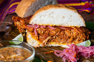 Torta de Cochinita Pibil